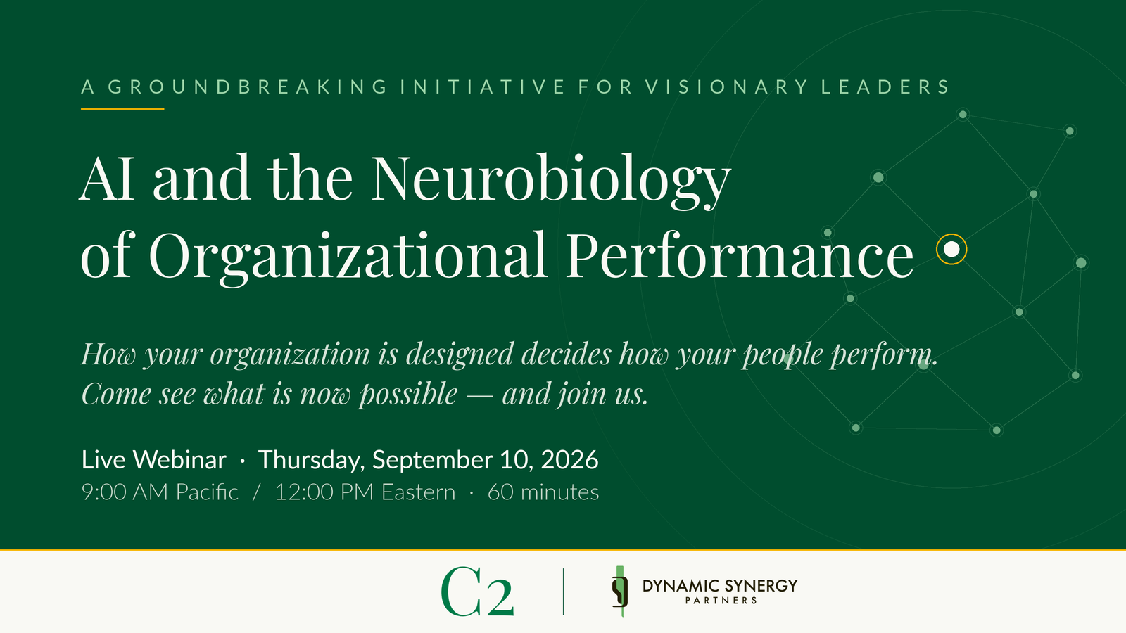 AI and the Neurobiology of Organizational Performance